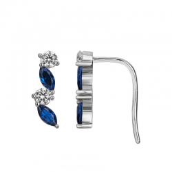 Boucles d'Oreilles Argent -...