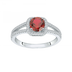 Bague Argent Femme -...