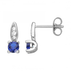 Boucles d'Oreilles Argent -...