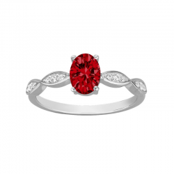 Bague Argent Femme -...