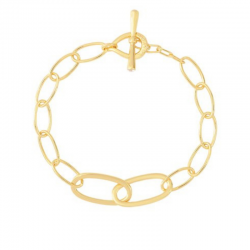 Bracelet Souple Chain Dorée...