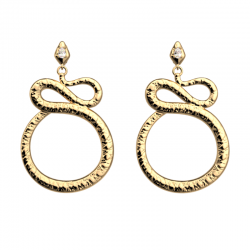 Boucles d'oreilles Serpent...