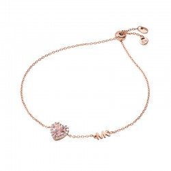 Bracelet Michael Kors cœur en argent 925 plaqué or rose avec zircones – MKC1518A2791