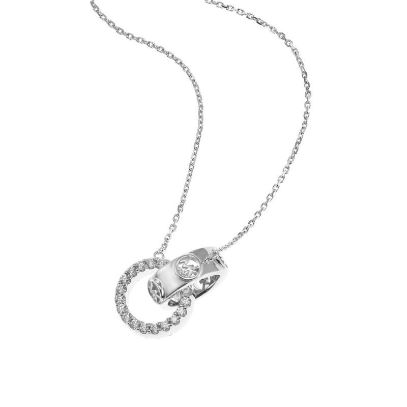Collier Michael Kors en Argent 925 à Double Anneaux - MKC1554AN040