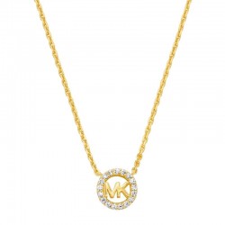 Collier Michael Kors en Doré avec zircon et logo MK - MKC1726CZ710