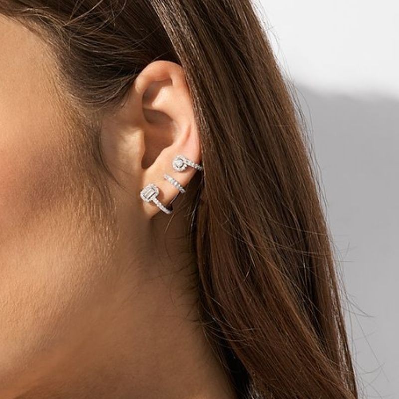 Clous d’oreilles Michael Kors en argent - MKC1746CZ040