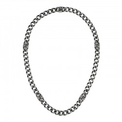 Collier Homme Boss Double B Absolute Acier|1580744