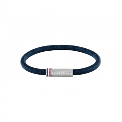 Bracelet Cuir Bleu et Acier Homme Tommy Hilfiger | 2790702