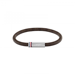 Bracelet Cuir Marron et Acier Homme Tommy Hilfiger | 2790703
