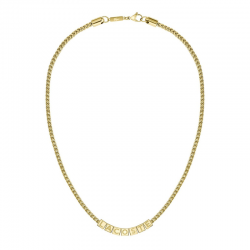 Collier Lacoste cubes dorés | 2040524