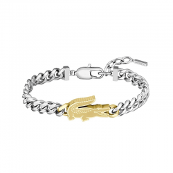 Bracelet homme Lacoste Arthor acier bicolore | 2040552