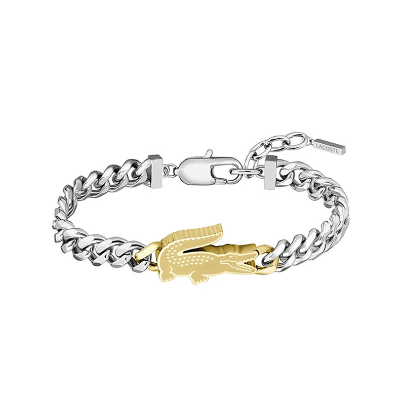 Bracelet homme Lacoste Arthor acier bicolore | 2040552