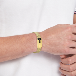Bracelet Acier Doré Homme Tommy Hilfiger | 2790706