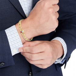 Bracelet Oceanic Acier Doré Homme Tommy Hilfiger | 2790646S