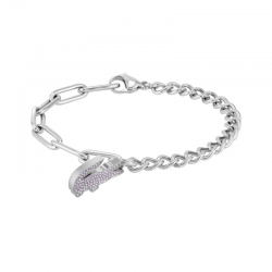 Bracelet Crocodile Cristaux Rose | 2040554