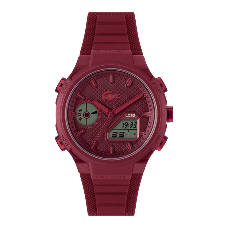 Montre Homme Lacoste LC33 Silicone Rouge | 2011450