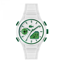 Montre Silicone Homme Lacoste LC33 Blanc et Vert | 2011364