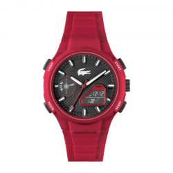 Montre Silicone Homme Lacoste LC33 Rouge et Noir | 2011368