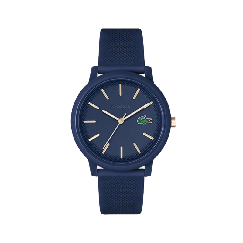 Montre Silicone Homme Lacoste 12.12 Bleu et Rosé  | 2011234