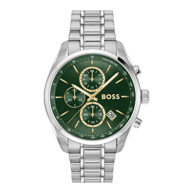 Montre Homme Boss Grand Prix Acier Vert | 1514266