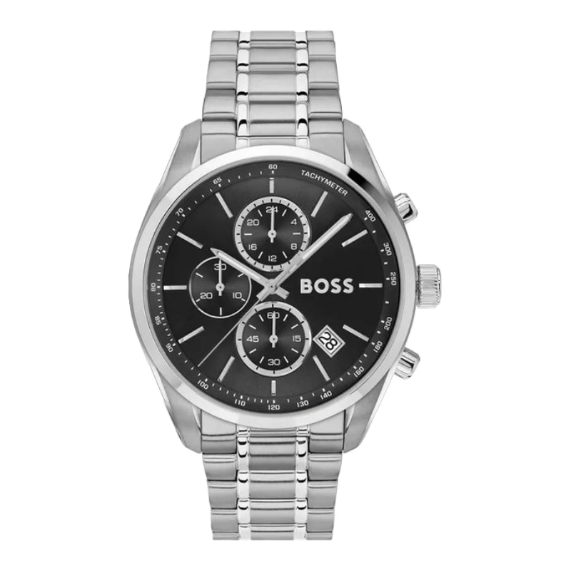 Montre Homme Boss Grand Prix Acier Noir | 1514251