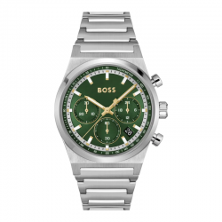 Montre Homme Boss Candor Chrono Acier Vert | 1514220
