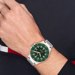 Montre Homme Tommy Hilfiger Remy Acier Vert | 1792230