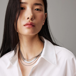 Collier 3 Pièces Argenté Calvin Klein | 35000626