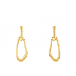 Boucles d'oreilles Calvin Klein CK Statement Links Doré | 35000750
