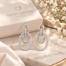 Boucles d’oreilles ovale...