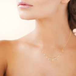Collier plaqué or – Motif...