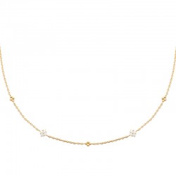 Collier plaqué or – Motif...