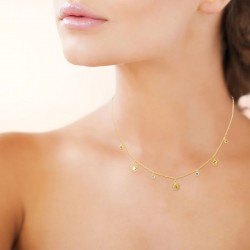 Collier plaqué or – Motif...