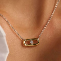 Collier TI SENTO – Argent...