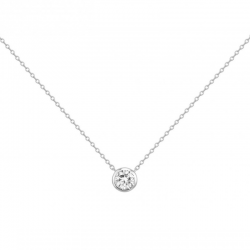 Collier Solitaire Femme -...