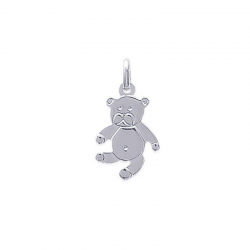 Pendentif Ours Argent -...