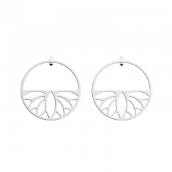 Boucles D'Oreilles Lotus -...