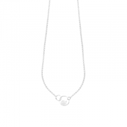 Collier Silver Fish Argent...
